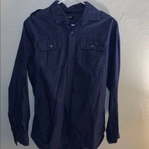 Apt 9 Men’s Denim Button Up Shirt